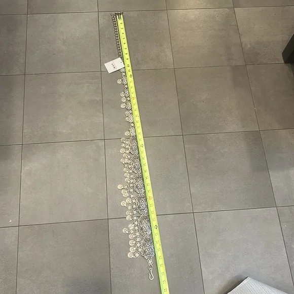 Silk Road Design Pewter Belt - Picture 7 of 11